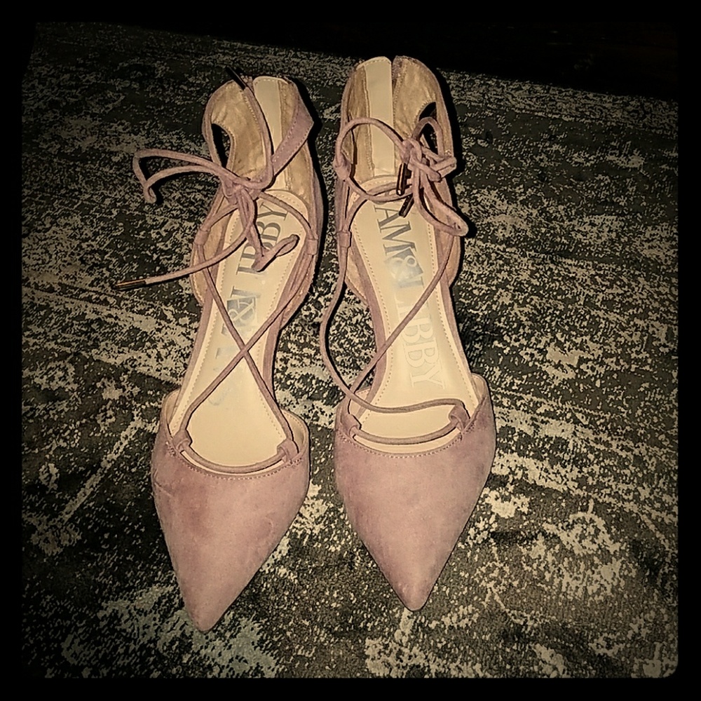 Dusty Rose Pointy Heels